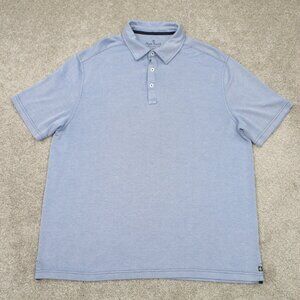Nat Nast Polo Shirt Adult XL Blue Luxury Originals Rayon/Polyester S/S Pullover